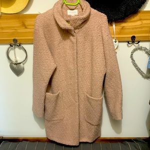 Monsoon Size US8 Dusky Pink Single Brested mid-length coat